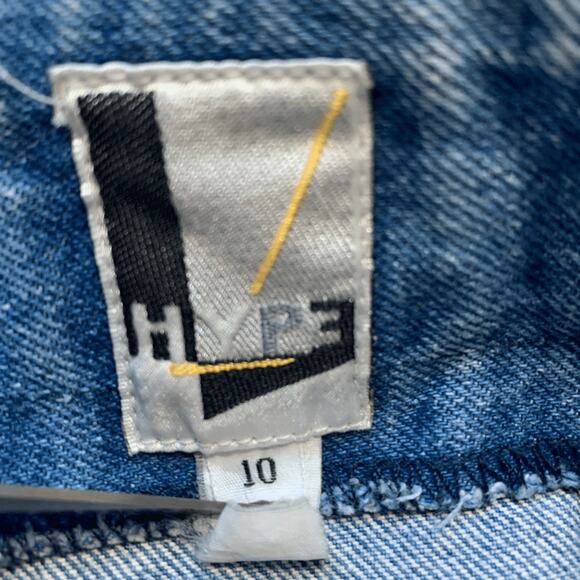 Vintage High Waist Baggy Barrel Jeans Pleated Tapered 80s 90s Medium Wash 25 - Picture 7 of 9